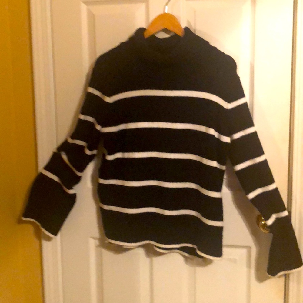 Altar’d State Black & White Striped Sweater